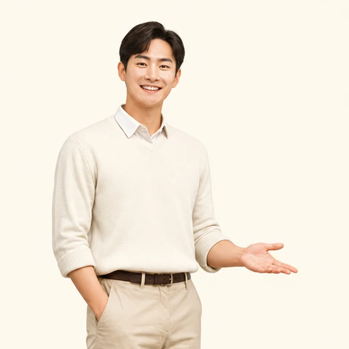 저신용 아반떼 장기렌트카 상담 신청을 안내하는 담당자